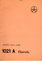 Tesla 1021a - Navod k udrzbe 